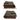 ☆Louis Vuitton路易威登  Brown Coated Canvas Monogram Short Wallet M61667  啡色塗層帆布經典花紋短銀包 M61667  -257021722