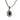 ☆18K White Gold Diamond Blue Stone Necklace 4.44g  18K白金鑽石藍色色石頸鍊4.44g  -257023139