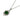 ☆18K White Gold Diamond Jade Necklace 3.52g  18K白金鑽石玉石頸鍊3.52g -257023259