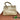 ☆【只寄香港 Ship to HK Only】Kwanpen Beige Crocodile Skin Handbag 淺褐色鱷魚皮手挽袋 - 257024614