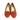 ☆ Chanel 香奈兒 Red Canvas Flats #37 紅色帆布平底鞋37碼 - 257027437