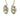 ☆Hermes愛馬仕 925 Silver Shane Dunkle Earrings 925銀耳環  -257027822