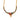 △ 14K Yellow Gold Diamonds, Green Stone, Ruby, Sapphire Necklace 10.2g 14K黃金鑽石,綠色色石,紅寶石,藍寶石頸鏈 - 267000775