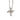 △ White Gold 18K Diamonds Cross Fine Necklace 白金18K鑽石4.53g十字架珠寶項鏈-267002157