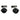 20260606 ☆ DUNHILL 登喜路 Black 925 Silver, Resin Cufflinks 黑色925純銀, 樹脂袖扣-267002374