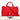 ☆ MCM Red Saffiano Leather 2Way Bag 紅色十字壓紋牛皮兩用袋 - 267002515