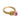 ☆ 18K Yellow Gold Yellow & Pink Stone Ring 1.34g 18K黃金黃色及粉紅色石戒指 - 267004013