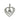 ☆ 18K White Gold Diamonds Heart Shape Pendant 1.29g 18K白金鑽石心型吊墜 - 267004270