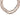 ☆ Pink Tone Pearl Necklace 粉紅色調珍珠頸鏈 -  267004605