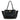 ☆ Valentino 華倫天奴 Black Calfskin Studs 2 Way Bag 黑色小牛皮飾釘兩用袋 - 267006846