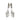 △ 18K White Gold Melee Diamonds Earrings 9.68g 18K白金碎鑽耳環 - 267006989