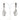 △ 18K White Gold Melee Diamonds Earrings 9.68g 18K白金碎鑽耳環 - 267006989