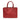 ☆ Prada 普拉達 Red Saffiano Leather Galleria 2 Way Bag 紅色十字紋皮革兩用袋 - 267007701