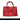 ☆ PRADA 普拉達 Red Saffiano Leather Galleria 2 way bag 紅色十字紋皮革兩用袋-267008377