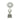 ☆ HERMES 愛馬仕 Silver Palladium Plated Metal Charm 金屬鍍鈀金屬小吊飾-267008454