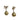☆ Rose Gold 18K Diamonds And Yellow Pearl Fine Earrings 玫瑰金18K鑽石和黃珍珠4.91g珠寶耳環-267009191