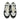 ☆ PRADA 普拉達 White And Blcak Calfskin 8 Size Sneaker 白色和黑色牛皮8碼運動鞋-267009657