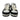 ☆ PRADA 普拉達 White And Blcak Calfskin 8 Size Sneaker 白色和黑色牛皮8碼運動鞋-267009657