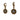 ☆ HERMES 愛馬仕 Rose Gold Tone Metal Blason Fashion Earrings 玫瑰金色金屬耳環-267009993