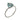 ☆ PT900 Platinum Heart Light Blue Color Stone 0.94g Fine Ring PT900鉑金心形淺藍色色石 0.94g珠寶戒指-267010233