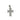 ☆ White Gold 18K Diamonds Cross Fine Pendant 白金18K鑽石1.66g十字架珠寶吊墜-267011025