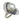 △ White Gold 18K Diamonds, Black Stone And Pearl Fine Ring 白金18K鑽石, 黑色色石和珍珠16.47g珠寶戒指-267011125