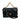 △ CHANEL 香奈兒 Black Lambskin 19 Bag Silver And Gold Tone Metal, Ruthenium-Finish Metal Chain 2 way bag 黑色小羊皮銀色和金色金屬, 鍍釕金屬鎖鏈兩用袋 AS1161-267011155