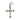 ☆ White Gold 18K Diamond Cross 1.6g Fine Pendant 白金18K鑽石十字架 1.6g珠寶吊墜-267011167