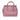 ☆ VERSACE 范思哲 Pink Calfskin Palazzo 2 way bag 粉紅色小牛皮兩用袋-267011828