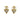 ☆ CHANEL 香奈兒 Gold-tone Metal, Rhinestones G24S Fashion Earrings 金色金屬, 水鑽耳環-267011907