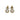 20260525 ☆ SWAROVSKI 施華洛世奇 Gold Metal Rhinestones Faux Pearl Fashion Earrings 金色金屬仿珍珠水鑽耳環-267012170