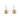 ☆ HERMES 愛馬仕 White Gold-plated Metal Mini Pop H Fashion Earrings 白色鍍金金屬耳環-267012212