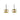 ☆ HERMES 愛馬仕 White Gold-plated Metal Mini Pop H Fashion Earrings 白色鍍金金屬耳環-267012212