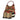 20260602 ☆ BURBERRY 博柏利 Brow Canvas And Calfskin Bucket 2 way bag 啡色和紅色帆布和小牛皮水桶兩用袋-267012237