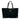 ☆ GUCCI 古馳 Black Calfskin, Canvas Tote Bag 黑色小牛皮, 帆布托特袋 141472-267012605