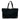 ☆ GUCCI 古馳 Black Calfskin, Canvas Tote Bag 黑色小牛皮, 帆布托特袋 141472-267012605