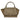 ☆ CELINE 思琳 Beige Calfskin And Suede Trapeze 2 way bag 淺褐色小牛皮和麂皮兩用袋-267013893