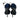 20260704 ☆ ROGER VIVIER 羅傑·維維亞 Black, Navy Velvet, Satin #37.5 Sandals 黑色, 深藍色天鵝絨, 緞面37.5碼涼鞋-267014132