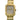 ☆ Fidelio Gold 18K Gold Electroplated Rhinestone Quartz Watch 金色18K金電鍍水鑽石英手錶 3760-2-267014223