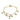 ☆ LOUIS VUITTON 路易·威登 Gold Tone Metal Floragram Fashion Bracelet 金色金屬手鏈 M0940A-267015654