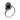 ☆ White Gold 18K Black Pearl And Diamonds Fine Ring 白金18K 黑珍珠和鑽石2.62g珠寶戒指-267015677