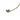 20260714 ☆ SWAROVSKI 施華洛世奇 Rose Gold Loop Fashion Necklace 玫瑰金色項鏈-267015717