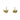 20260731 ☆ APM MONACO Gold Metal Jellyfish Fashion Earrings 金色金屬水母耳環-267016196
