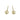 ☆ Yellow Gold 18K Yellow Tone Pearl Fine Earrings 黃金18K 黃色色調珍珠 1.3g珠寶耳環-267017363