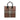 ☆ BURBERRY 博柏利 Brown Coated Canvas Slim Denny Check Vertical 2 way bag 啡色塗層帆布經典格紋兩用袋-267018677