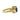 ☆ Yellow Gold 14K Blue Stone And Melee Diamonds Fine Ring 黃金14K 藍色色石和碎鑽4.43g珠寶戒指-267018976