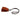 ☆ HERMES 愛馬仕 Orange Milo Lambskin Paper Bag Charm 橙色Milo小羊皮紙袋小吊飾-267019230