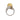 △ Chow Tai Fook 周大福 White Gold 18K Diamonds And Yellow Pearl Fine Ring 白金18K鑽石D1.180ct和黃色珍珠7.72g珠寶戒指-267020105