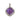 ☆ White Gold 18K Purple Stone And Melee Diamonds Fine Pendant 白金18K紫色色石和碎鑽3.48g珠寶吊墜-267020450