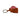 ☆ HERMES 愛馬仕 Red And Pink Lambskin Carman Uno-Dos Charm 紅色和粉紅色小羊皮小吊飾-267020668